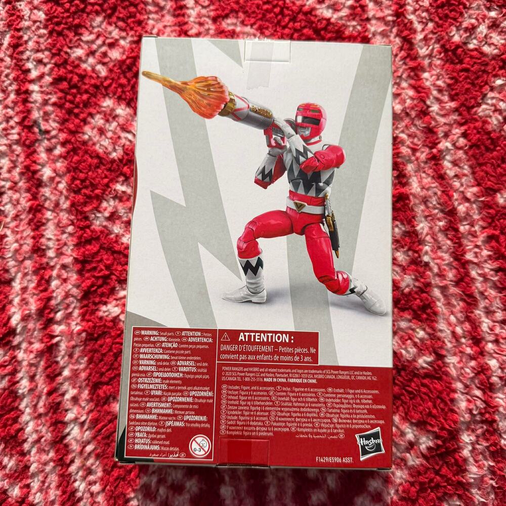 Power Rangers Lightning Collection Lost Galaxy Red Ranger 6" Figure Hasbro NIB - Picture 2 of 4